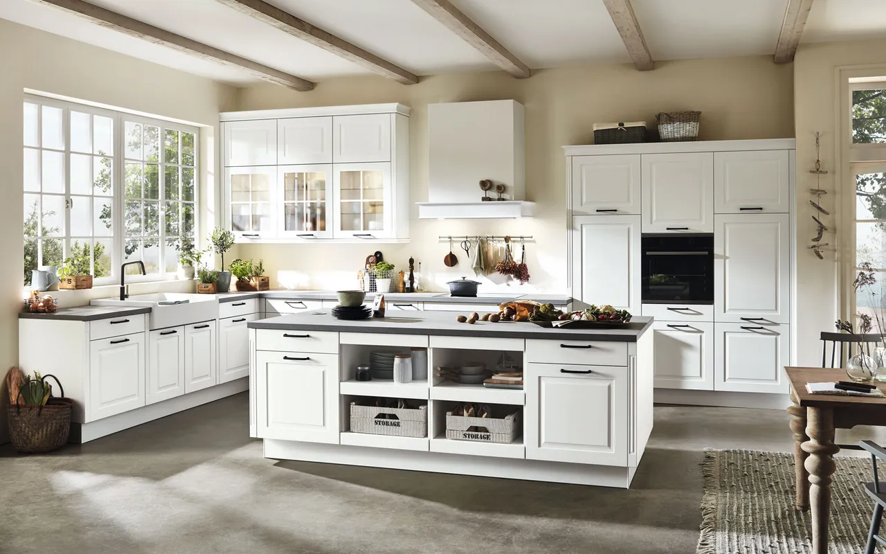 Cuisines Elite Sylt Blanc alpin mat Cuisines Elite Sylt Blanc alpin mat