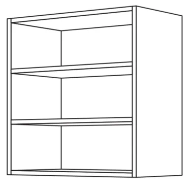 Cuisines Elite Élément haut étagères de 15 cm Cuisines Elite Élément haut étagères de 15 cm