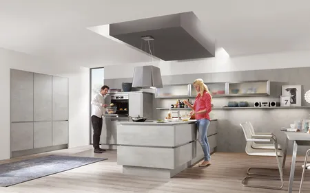Cuisines Elite Riva Décor béton gris terre Cuisines Elite Riva Décor béton gris terre