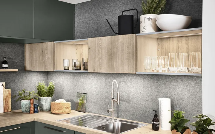 Cuisines Elite Easytouch, Vert minéral ultra-mat 1