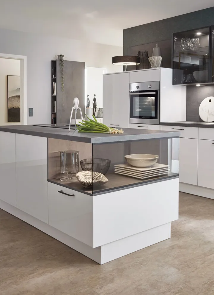 Cuisines Elite Blanc alpin brillant 3