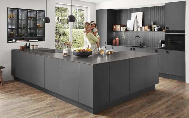 Cuisines Elite Senso, Gris ardoise mat premium 3