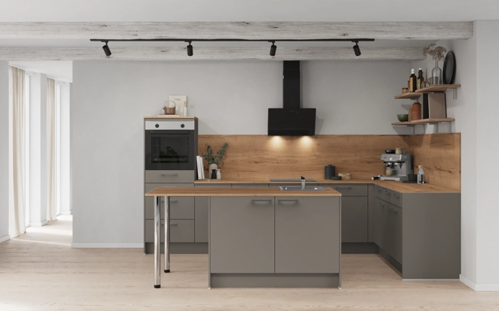 Cuisines Elite Cuisine en îlot 336,6 cm x 220 cm électroménagers inclus planning 1 0