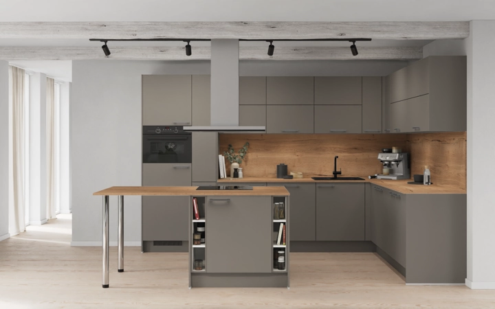 Cuisines Elite Cuisine en îlot 338,2 cm x 248,2 cm électroménagers inclus planning 1 0