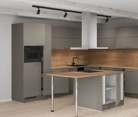 Cuisines Elite Cuisine en îlot 338,2 cm x 248,2 cm électroménagers inclus planning 1 4