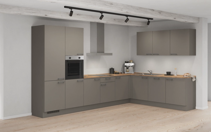 Cuisines Elite Cuisine en L 366,6 cm x 246, 6 cm électroménagers inclus planning 1 1