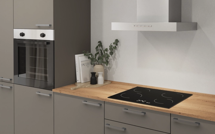 Cuisines Elite Cuisine en L 366,6 cm x 246, 6 cm électroménagers inclus planning 1 2