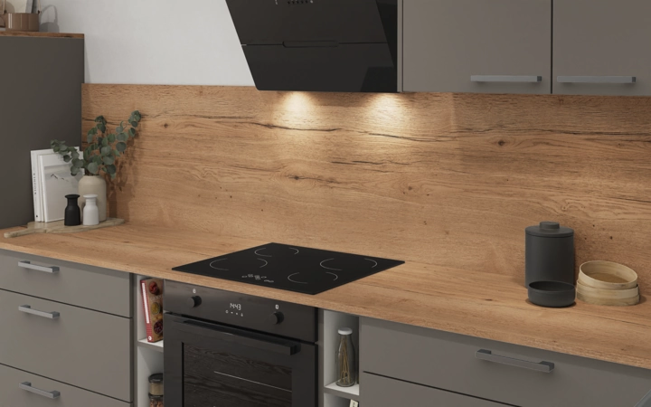 Cuisines Elite Cuisine en L 443,2 cm x 321,8 cm électroménagers inclus planning 1 2