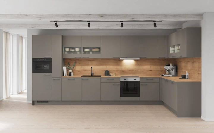 Cuisines Elite Cuisine en L 456,6 cm x 246,8 cm électroménagers inclus planning 1 0