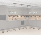 Cuisines Elite Cuisine en L 456,6 cm x 246,8 cm électroménagers inclus planning 1 5