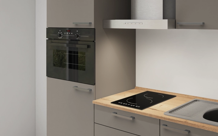 Cuisines Elite Cuisine linéaire 180 cm électroménagers inclus, planning 1 2