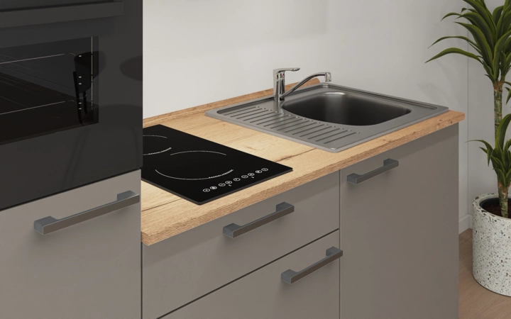 Cuisines Elite Cuisine linéaire 180 cm électroménagers inclus, planning 1 3