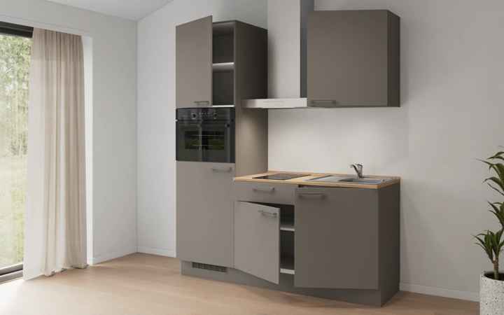Cuisines Elite Cuisine linéaire 180 cm électroménagers inclus, planning 1 4