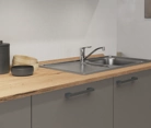 Cuisines Elite Cuisine linéaire 240 cm électroménagers inclus planning 1 3