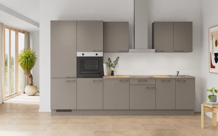 Cuisines Elite Cuisine linéare 330cm électroménagers inclus planning 1 0