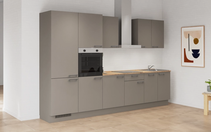 Cuisines Elite Cuisine linéare 330cm électroménagers inclus planning 1 1