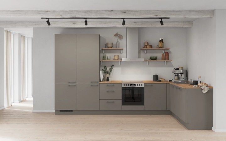 Cuisines Elite Cuisine en L 366,6 cm x 246, 6 cm électroménagers inclus planning 10 0