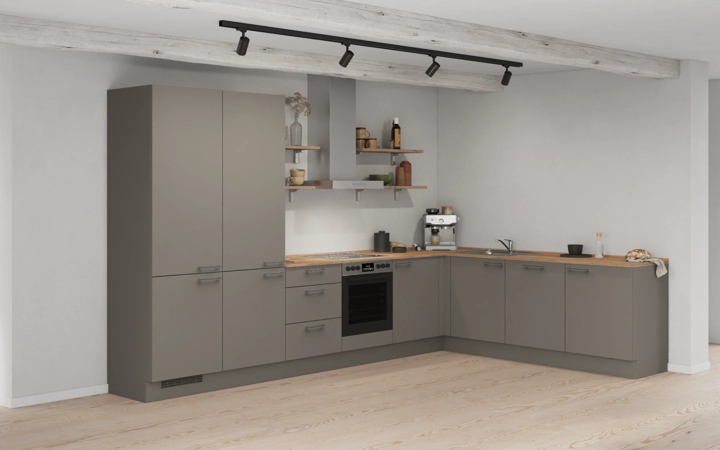 Cuisines Elite Cuisine en L 366,6 cm x 246, 6 cm électroménagers inclus planning 10 1