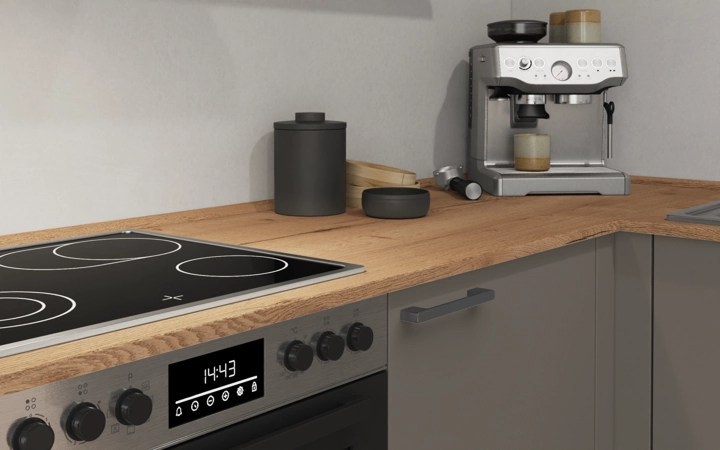 Cuisines Elite Cuisine en L 366,6 cm x 246, 6 cm électroménagers inclus planning 10 3