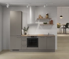 Cuisines Elite Cuisine linéaire 240 cm électroménagers inclus planning 10 0