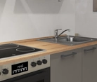 Cuisines Elite Cuisine linéaire 240 cm électroménagers inclus planning 10 3