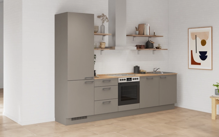 Cuisines Elite Cuisine linéaire 300 cm électroménagers inclus planning 10 1