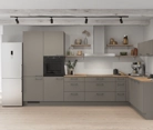 Cuisines Elite Cuisine en L 366,6 cm x 246, 6 cm électroménagers inclus planning 11 0