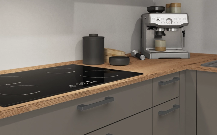 Cuisines Elite Cuisine en L 366,6 cm x 246, 6 cm électroménagers inclus planning 11 3