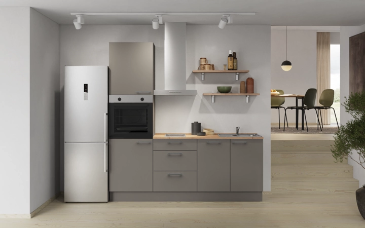 Cuisines Elite Cuisine linéaire 210 cm électroménagers inclus, planning 11 0
