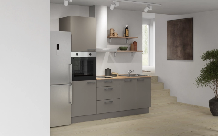 Cuisines Elite Cuisine linéaire 210 cm électroménagers inclus, planning 11 1