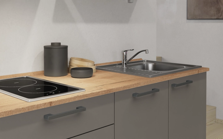 Cuisines Elite Cuisine linéaire 210 cm électroménagers inclus, planning 11 3