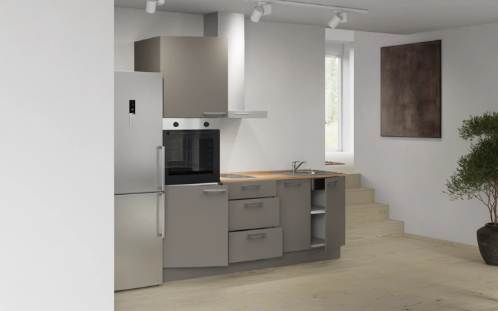 Cuisines Elite Cuisine linéaire 210 cm électroménagers inclus, planning 11 4