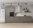 Cuisines Elite Cuisine linéare 360 cm électroménagers inclus planning 11 0