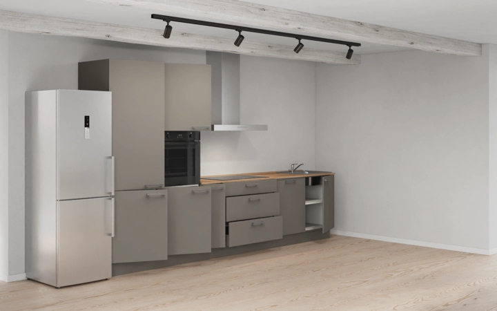 Cuisines Elite Cuisine linéare 360 cm électroménagers inclus planning 11 4