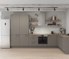 Cuisines Elite Cuisine en L 366,6 cm x 246, 6 cm électroménagers inclus planning 12 0