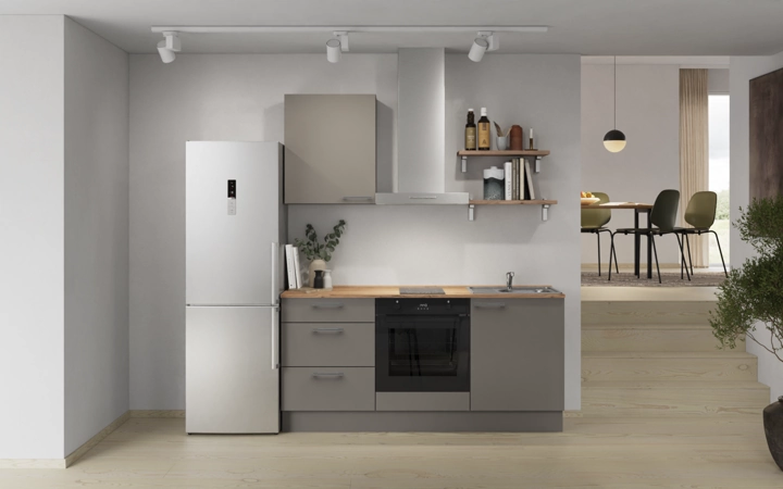Cuisines Elite Cuisine linéaire 180 cm électroménagers inclus, planning 12 0