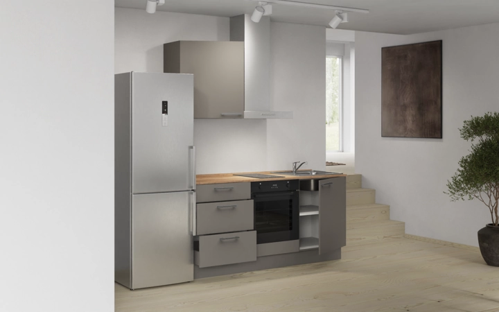 Cuisines Elite Cuisine linéaire 180 cm électroménagers inclus, planning 12 4