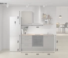 Cuisines Elite Cuisine linéaire 180 cm électroménagers inclus, planning 12 5
