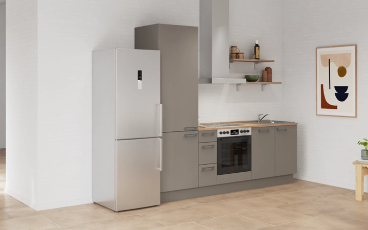 Cuisines Elite Cuisine linéaire 240 cm électroménagers inclus planning 12 1