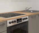 Cuisines Elite Cuisine linéaire 240 cm électroménagers inclus planning 12 3