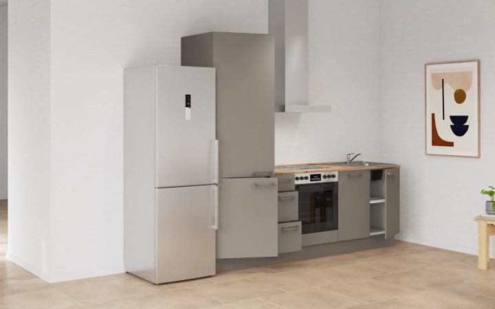 Cuisines Elite Cuisine linéaire 240 cm électroménagers inclus planning 12 4