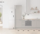 Cuisines Elite Cuisine linéaire 240 cm électroménagers inclus planning 12 5