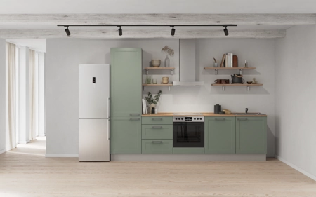 Cuisines Elite Cuisine linéaire 300 cm électroménagers inclus planning 12 Roseau Cascada Cuisines Elite Cuisine linéaire 300 cm électroménagers inclus planning 12 Roseau Cascada