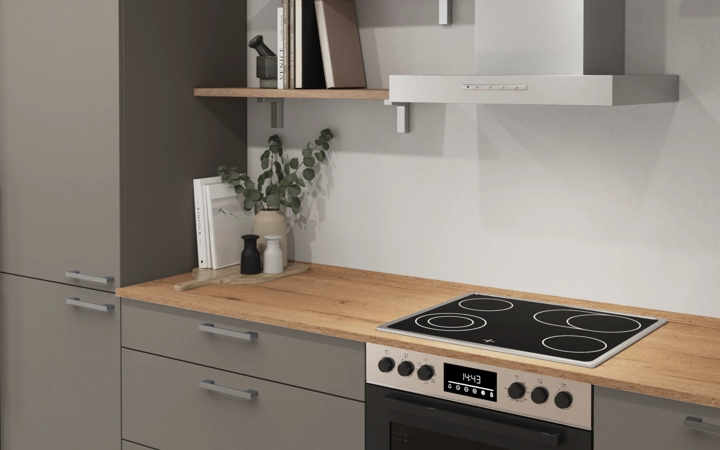 Cuisines Elite Cuisine linéare 330cm électroménagers inclus planning 12 2