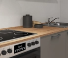 Cuisines Elite Cuisine linéare 330cm électroménagers inclus planning 12 3