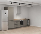 Cuisines Elite Cuisine linéare 330cm électroménagers inclus planning 12 4