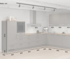 Cuisines Elite Cuisine en L 366,6 cm x 246, 6 cm électroménagers inclus planning 13 5