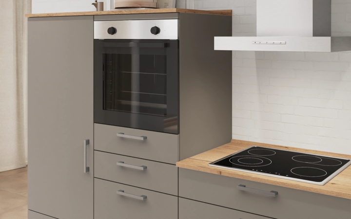 Cuisines Elite Cuisine linéaire 300 cm électroménagers inclus planning 13 2