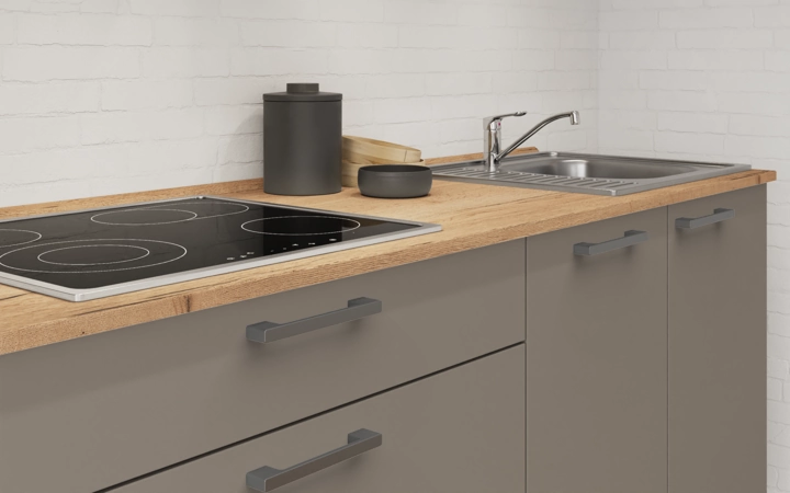 Cuisines Elite Cuisine linéaire 300 cm électroménagers inclus planning 13 3