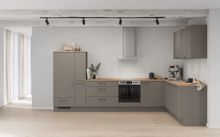 Cuisines Elite Cuisine en L 366,6 cm x 246, 6 cm électroménagers inclus planning 14 0
